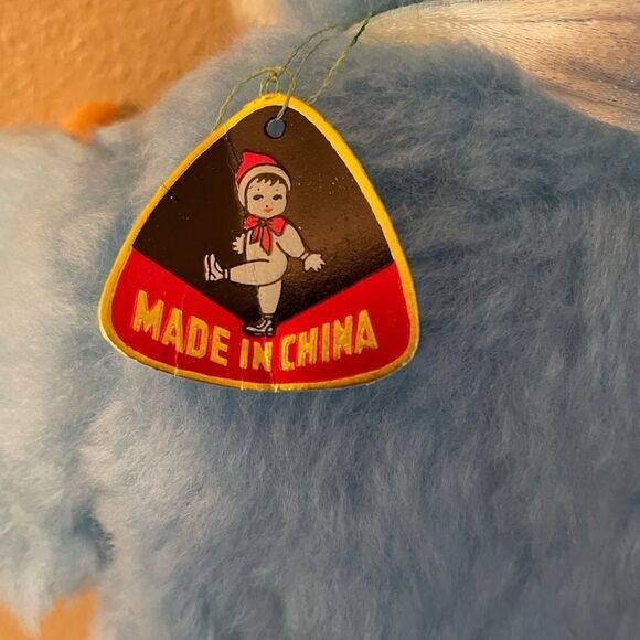 Rubber Face Doll Vintage Hand Painted Face Made in China Original Tag 16 inches - Picture 9 of 16